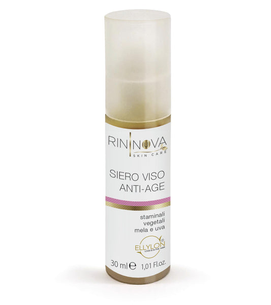 Siero viso anti-age con staminali vegetali mela e uva 30ml